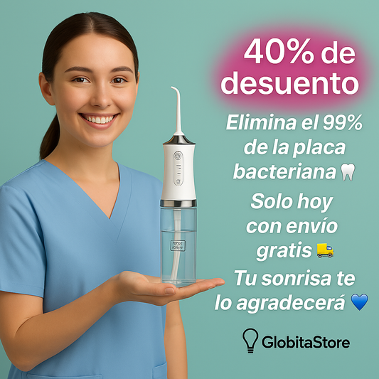Irrigador Dental Profesional - Limpieza Bucal Profunda en Casa